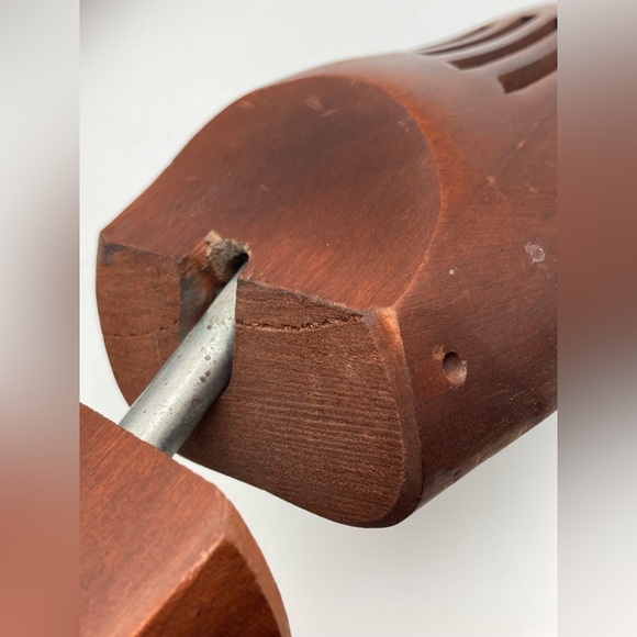 Vintage Brooks Brothers Shoe Tree Insert Men’s Brown Cedar Wood Dress Shoe - Picture 4 of 9